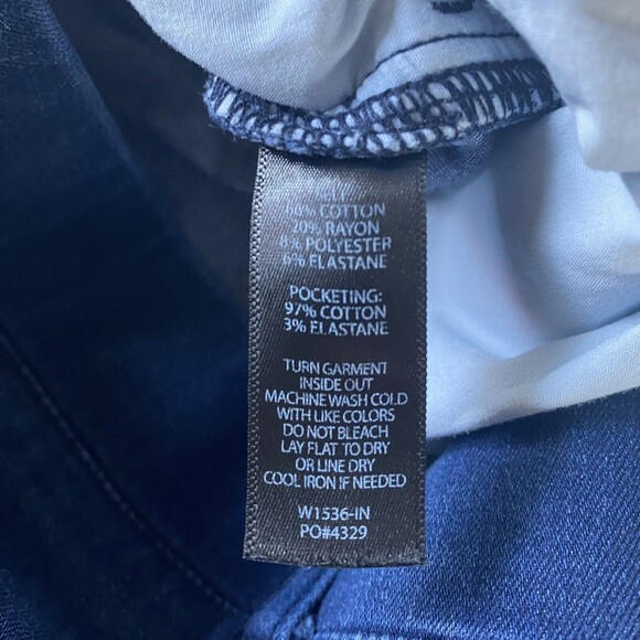 Betabrand 2 Pocket Yoga Jeans Jeggings Denim Skinny Leg Pull On size xl - Picture 5 of 9